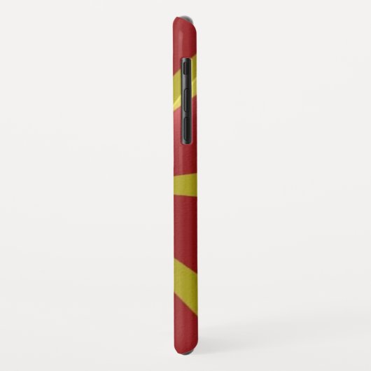 Vlaggolven van Noord-Macedonië - Case-Mate iPhone Case (Achterkant/links)