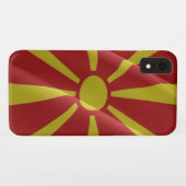 Vlaggolven van Noord-Macedonië - Case-Mate iPhone Case (Achterkant (horizontaal))