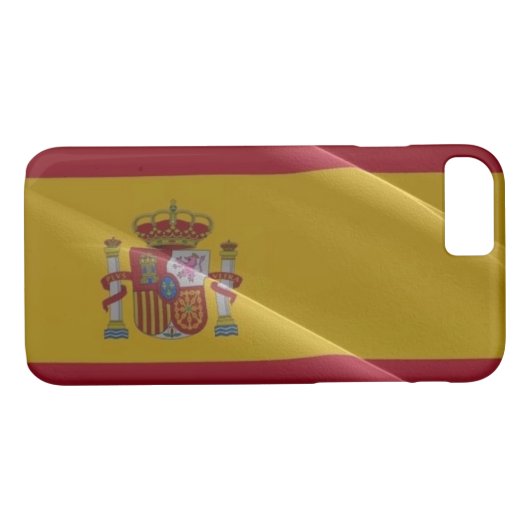 Vlaggolven van Spanje - Case-Mate iPhone Case (Achterkant (Horizontaal))