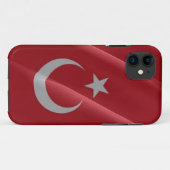 Vlaggolven van Turkije - Case-Mate iPhone Case (Achterkant (horizontaal))