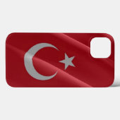 Vlaggolven van Turkije - Case-Mate iPhone Case (Achterkant (horizontaal))