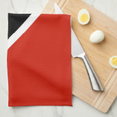 vlaghanddoek van trinidad tobago theedoek (Quarter Fold)