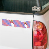 Vlagkaart van Florida Bumpersticker (Op Truck)