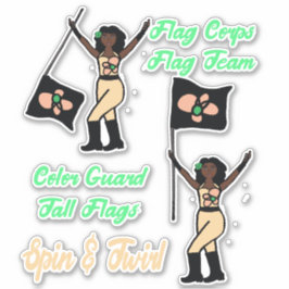 Vlagkleur Guard Stickers ( Limoen Beige)