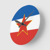 vlagklok van Joegoslavië Ronde Klok (Hoek)