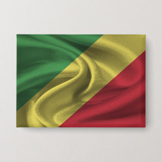 Vlagknop van de Republiek Congo Button