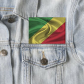 Vlagknop van de Republiek Congo Button (Insitu)