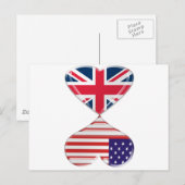 Vlagkunst in het Verenigd Koninkrijk en de Verenig Briefkaart (Voorkant / Achterkant)