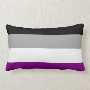 Vlagkussen voor aseksualiteit kussen