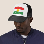 vlagland van kurdistan arabische naam trucker pet (In situ)
