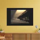 Vlagler Beach Pier Canvas Afdruk (Insitu (Woonkamer))