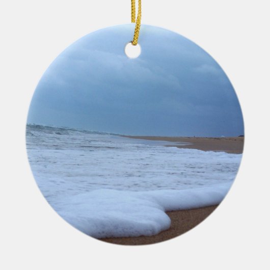 Vlagler Beach Shoreline Keramisch Ornament (Voorkant)