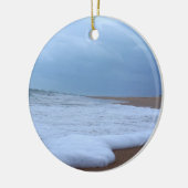 Vlagler Beach Shoreline Keramisch Ornament (Links)