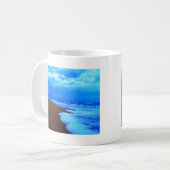 Vlagler Beach Shoreline Koffiemok (Voorkant links)