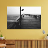 Vlagler Beach Vist Pier Canvas Afdruk (Insitu (Woonkamer))
