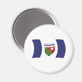Vlagmagneet van Northwest Territories Magneet (Voorkant / Achterkant)