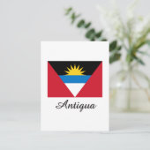 Vlagontwerp Antigua Briefkaart (Staand voorkant)
