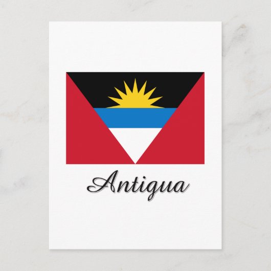 Vlagontwerp Antigua Briefkaart (Voorkant)