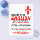 Vlagontwerp, Engelse taalcursus Flyer (Enkel)