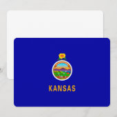 Vlagontwerp Kansas-staat (Voorkant / Achterkant)