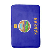 Vlagontwerp Kansas-staat Badmat (Voorkant Verticaal)
