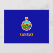 Vlagontwerp Kansas-staat Briefkaart (Voorkant)