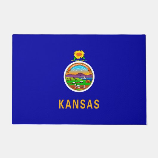 Vlagontwerp Kansas-staat Deurmat (Voorkant)