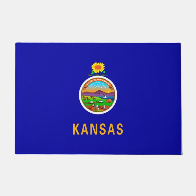 Vlagontwerp Kansas-staat Deurmat (Voorkant)