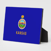 Vlagontwerp Kansas-staat Fotoplaat (Zijkant)