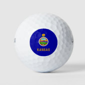 Vlagontwerp Kansas-staat Golfballen (Voorkant)