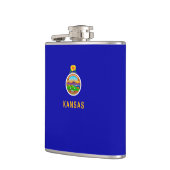 Vlagontwerp Kansas-staat Heupfles (Links)