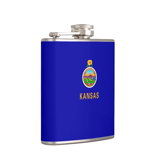 Vlagontwerp Kansas-staat Heupfles (Rechts)