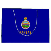 Vlagontwerp Kansas-staat Large Cadeautasje (Achterkant)