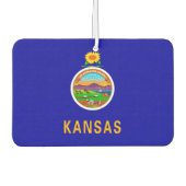 Vlagontwerp Kansas-staat Luchtverfrisser (Voorkant)