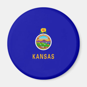 Vlagontwerp Kansas-staat Magneet