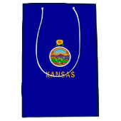 Vlagontwerp Kansas-staat Medium Cadeauzakje (Voorkant)
