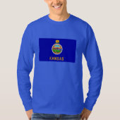 Vlagontwerp Kansas-staat T-shirt (Voorkant)