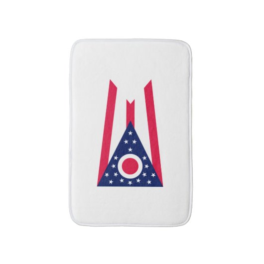 Vlagontwerp Ohio State Badmat (Voorkant Verticaal)