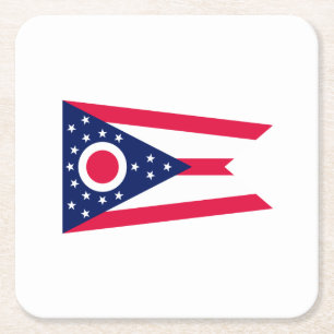Vlagontwerp Ohio State Kartonnen Onderzetters