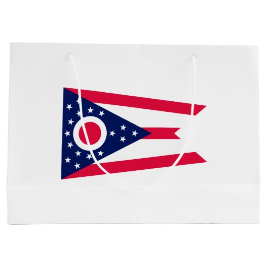 Vlagontwerp Ohio State Large Cadeautasje (Achterkant)