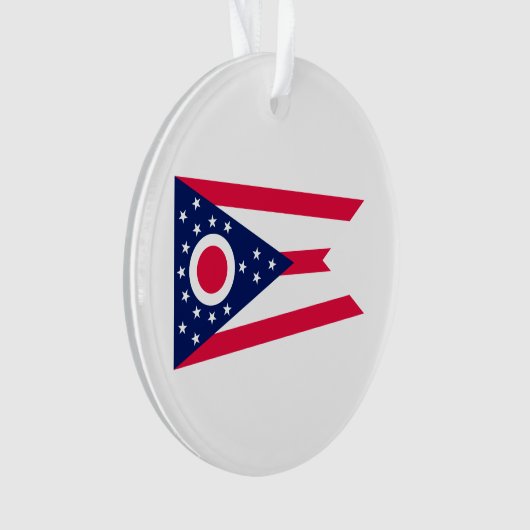 Vlagontwerp Ohio State Ornament (voorkant)