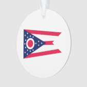 Vlagontwerp Ohio State Ornament (voorkant)