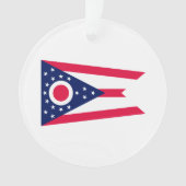 Vlagontwerp Ohio State Ornament (voorkant)