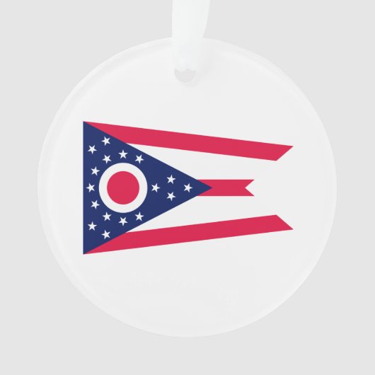 Vlagontwerp Ohio State Ornament (voorkant)
