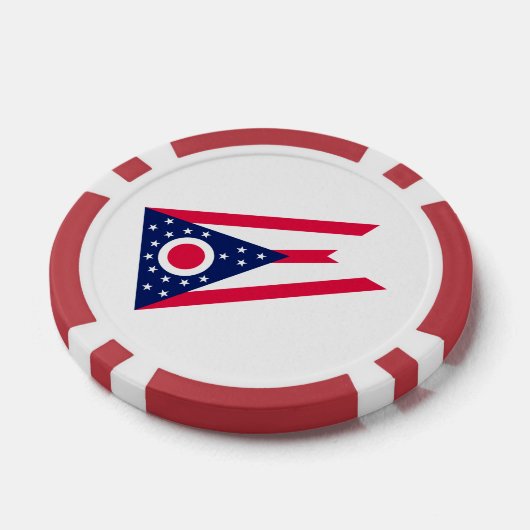 Vlagontwerp Ohio State Pokerchips (Enkel)