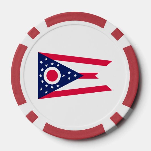 Vlagontwerp Ohio State Pokerchips (Achterkant)
