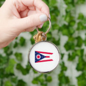 Vlagontwerp Ohio State Sleutelhanger (Hand)