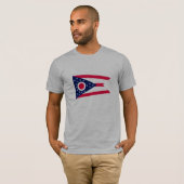 Vlagontwerp Ohio State T-shirt (Voorkant volledig)