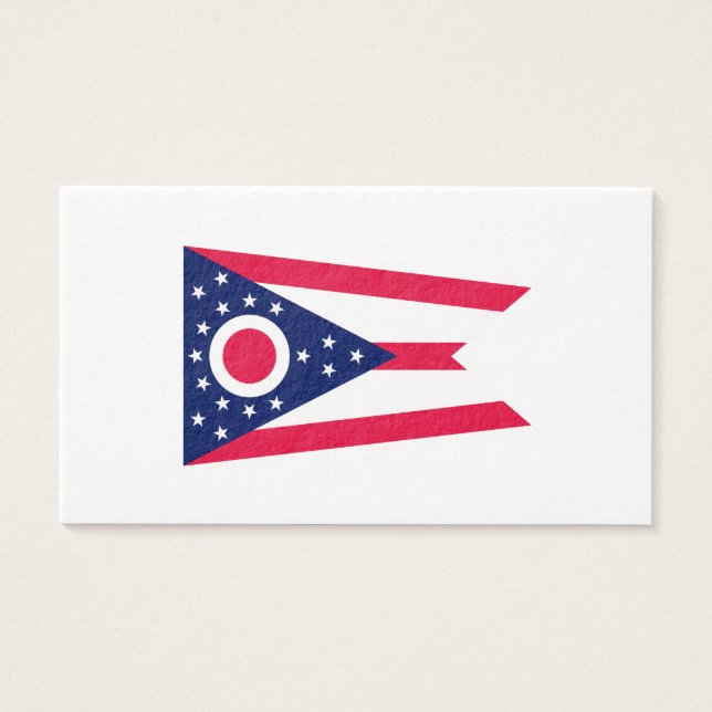 Vlagontwerp Ohio State Visitekaartje (Voorkant)