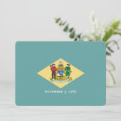 Vlagontwerp van de staat Delaware (Staand voorkant)